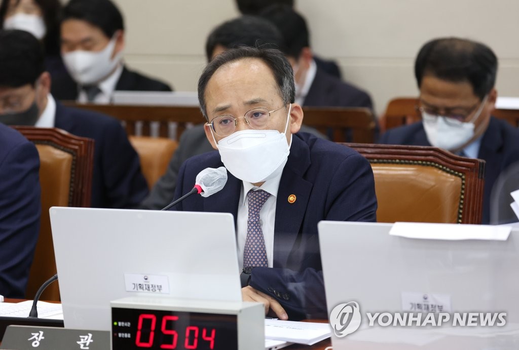 추경호 경제부총리 의원질의 답변