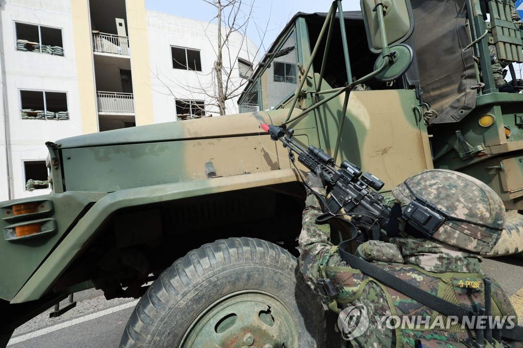 9사단 장병 도시지역작전 훈련