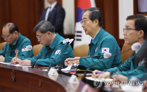 발언하는 한덕수 국무총리