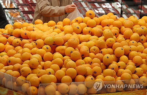 국산 과일값 강세에 바나나·오렌지 수입 급증