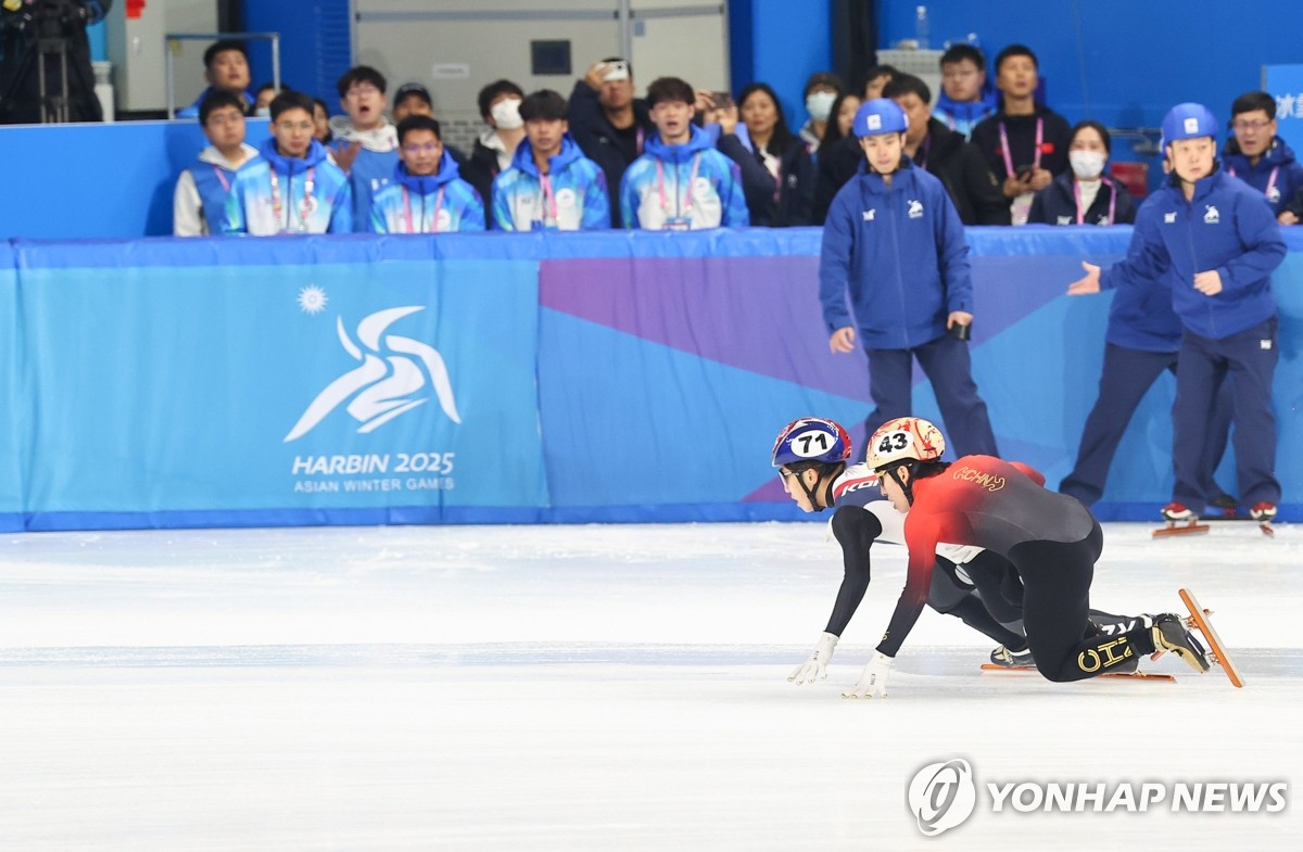 쇼트트랙 남자 5,000m 계주 결승, 질주하는 박지원