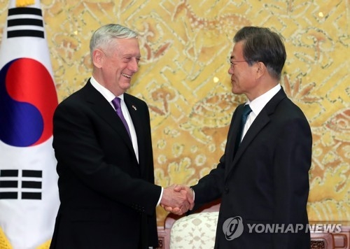 الرئيس مون: التحالف الكوري -الامريكي " فعال" لتصدي الاستفزازات الكورية الشمالية - 1