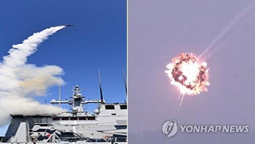 كوريا تجتاز بنجاح اختبار أداء رئيسي لصاروخ موجه محلي الصنع