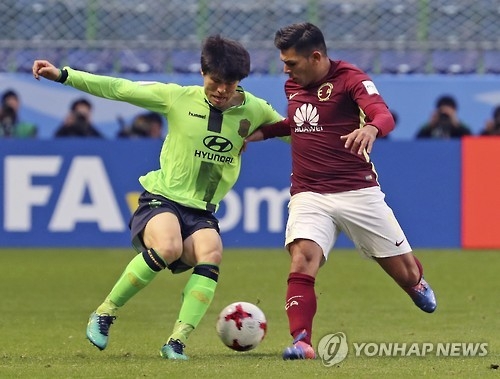 LEAD) Jeonbuk fall to Club America at FIFA Club World Cup | Yonhap News  Agency