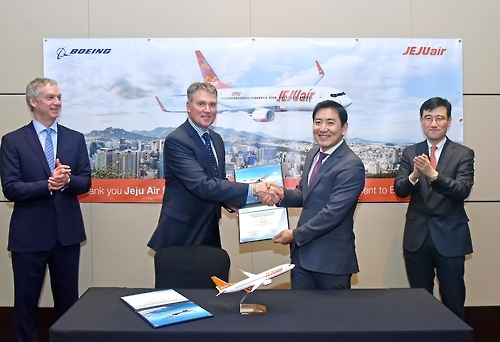 Jeju Air to buy 3 Boeing 737-800s for 2018 delivery