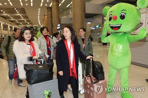 Chinese tourists to S. Korea significantly decrease during holiday
