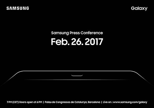 Samsung Electronics Co.'s press invitation to the Mobile World Congress (Yonhap)