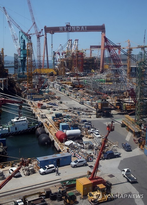 (LEAD) Hyundai Heavy returns to black in 2016 on reduced costs - 1