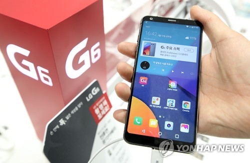 LG Electronics Inc.'s flagship G6 smartphone (Yonhap)