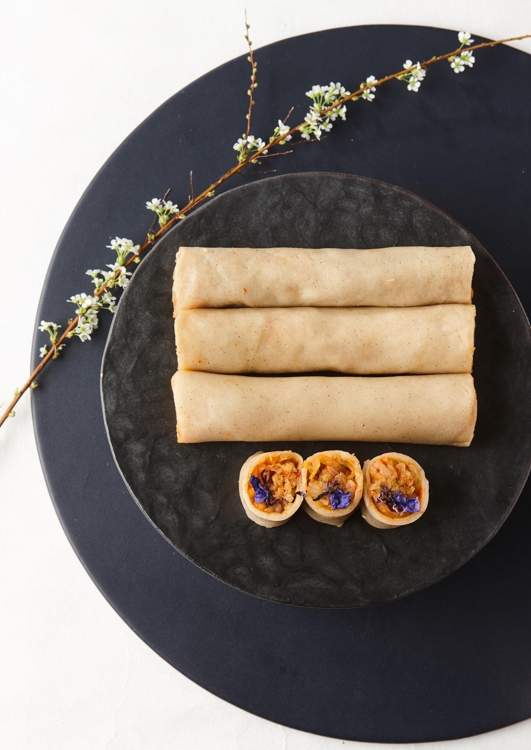 This image provided by the Korea Craft & Design Foundation on April 12, 2017, shows Gangwon Province buckwheat crepes. (Yonhap)