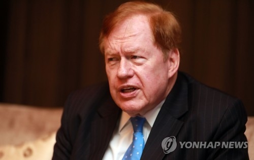 Former U.S. human rights envoy Robert King (Yonhap file photo)