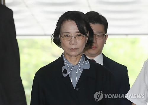 Lee Myung-hee, wife of Korean Air and Hanjin Group Chairman Cho Yang-ho, is seen in this photo filed June 20, 2018. (Yonhap) 