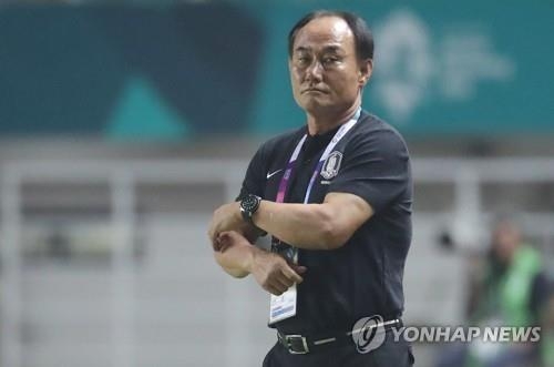 Asian Games) S. Korean football coach says gold medal victory made by  players | Yonhap News Agency