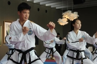 (LEAD) Koreas present joint taekwondo demonstration performance in Olympic capital city