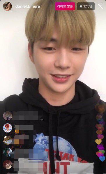 This photo, captured from his Instagram account on June 9, 2019, shows K-pop singer Kang Daniel. (PHOTO NOT FOR SALE) (Yonhap)