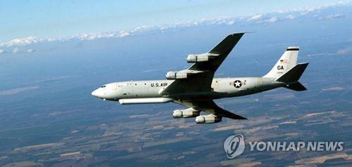This photo captured from the U.S. Air Force's website shows America's E-8C Joint Surveillance Target Attack Radar System (JSTARS) aircraft. (PHOTO NOT FOR SALE) (Yonhap)