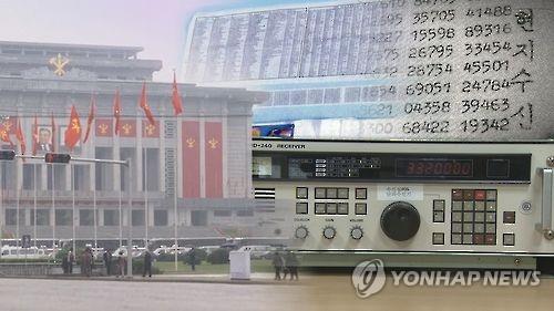 A computer-generated image of North Korea's broadcast of mysterious numbers, presumed to be an encrypted message to its spies, on YouTube, provided by Yonhap News TV (PHOTO NOT FOR SALE) (Yonhap)