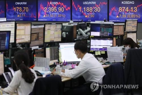 (LEAD) Seoul stocks extend winning streak to 3rd day on chip rally, vaccine hopes