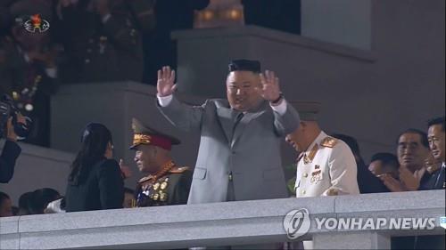 (7th LD) During military parade, N.K. leader vows to strengthen 'war deterrence'