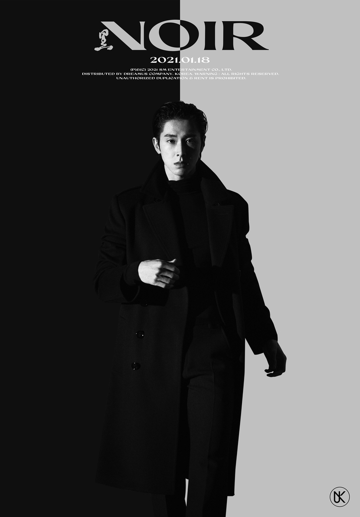 This image, provided by SM Entertainment, shows a promotional image for U-know Yunho's new solo single "Noir." (PHOTO NOT FOR SALE) (Yonhap)