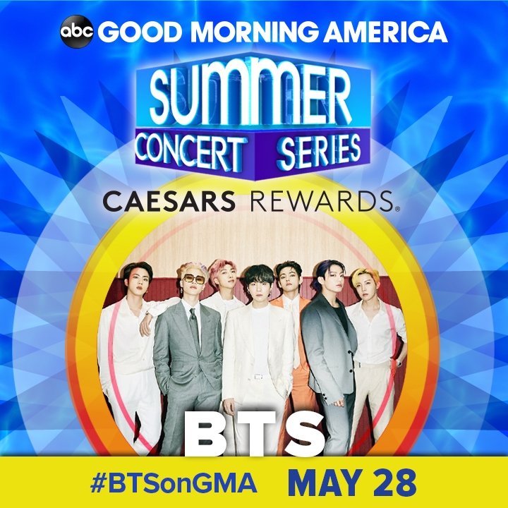 BTS to perform on 'Good Morning America' summer concert series