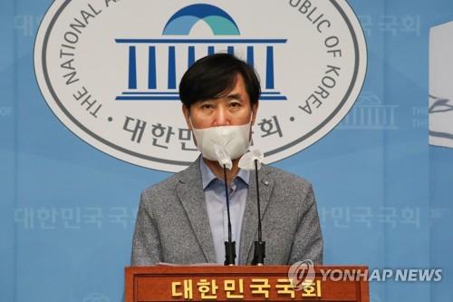 This image shows Rep. Ha Tae-keung of the main opposition People Power Party on July 4, 2021. (Yonhap)