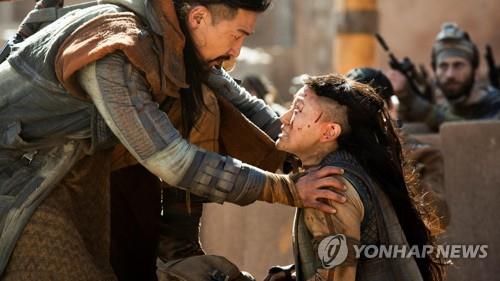 This image provided by Paramount+ shows a scene from "Halo" (PHOTO NOT FOR SALE) (Yonhap)