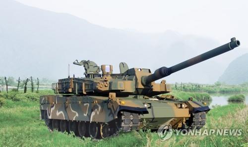 This image, provided by Hyundai Rotem Co. shows a K2 tank. (PHOTO NOT FOR SALE) (Yonhap)
