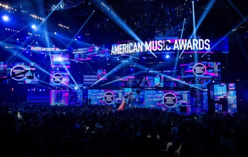 This image was captured from the homepage of the 2022 American Music Awards. (PHOTO NOT FOR SALE) (Yonhap)