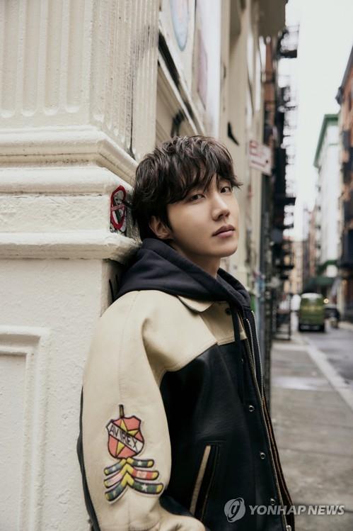 A concept photo for BTS member J-Hope's digital solo single "on the street," provided by BigHit Music (PHOTO NOT FOR SALE) (Yonhap) 