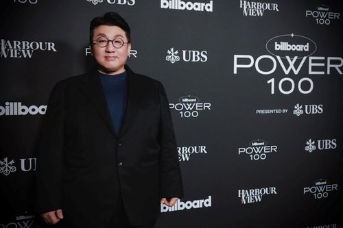Bang Si-hyuk, chairman of Hybe, is seen in this photo provided by Billboard. (PHOTO NOT FOR SALE) (Yonhap)