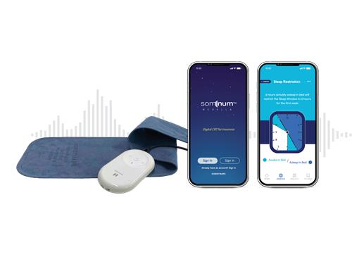 This image provided by HoneyNaps shows its artificial intelligence-powered sleep treatment software Somnum-Medella. (PHOTO NOT FOR SALE) (Yonhap)