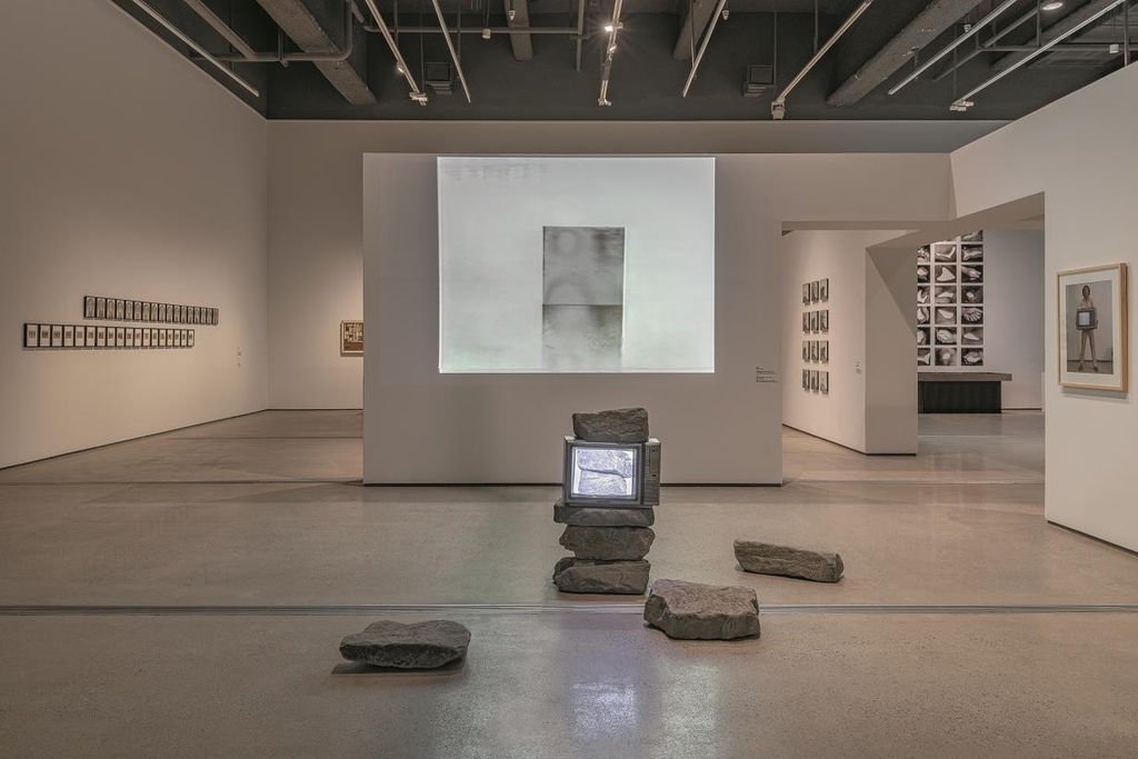 An installation view of "Only the Young: Experimental Art in Korea, 1960s–1970s" at the National Museum of Contemporary Art, Korea (MMCA) is seen in this photo provided by the MMCA. (PHOTO NOT FOR SALE) (Yonhap)