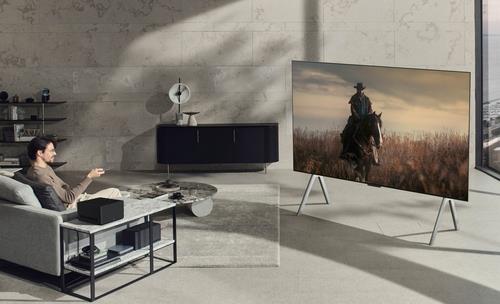 LG Signature OLED M is shown in this photo provided by the company on July 13, 2023. (PHOTO NOT FOR SALE) (Yonhap)