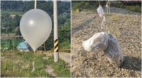(5th LD) N. Korea sends over 260 balloons carrying trash into S. Korea: Seoul military