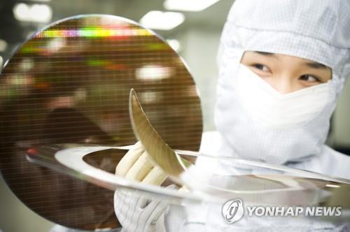 This photo, provided by SK hynix on July 4, 2023, shows a semiconductor production line. (PHOTO NOT FOR SALE) (Yonhap)