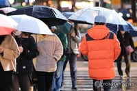 Season's first snow falls in Seoul, 9 days later than last year