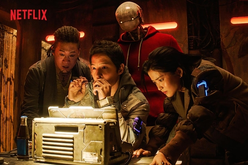 Une scène du film «Space Sweepers». (Image fournie par Netflix. Revente et archivage interdits)
