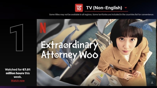 Netflix : «Extraordinary Attorney Woo» de nouveau en tête des programmes TV non anglophones