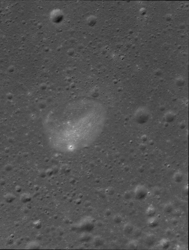 Ci-dessus la mer des Tempêtes, prise par l'orbiteur lunaire Danuri le vendredi 13 janvier 2023, avec une caméra à bord. (Photo fournie par l'Institut coréen de recherche aérospatiale, KARI. Revente et archivage interdits)