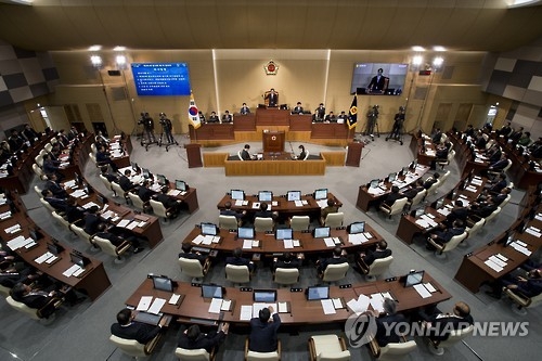 日本高校教科書の独島領有権主張を非難　韓国・慶尚北道議会
