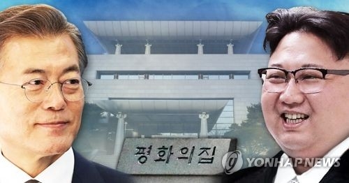 文在寅大統領（左）と金正恩委員長（コラージュ）＝（聯合ニュース）