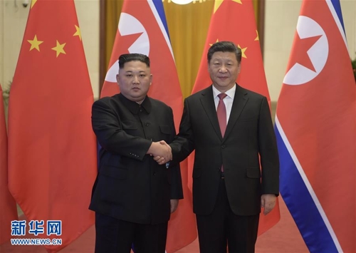中朝首脳が朝鮮半島の非核化を再確認　金正恩氏は米朝首脳会談に意欲