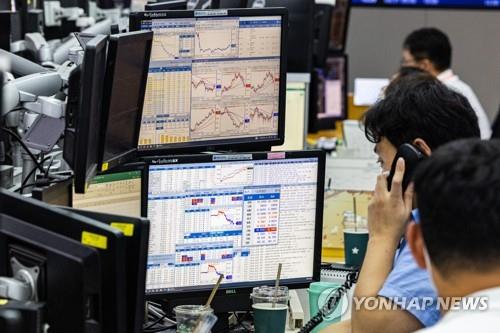 韓国総合株価指数が大幅反落　２年２カ月ぶり２２００割れ
