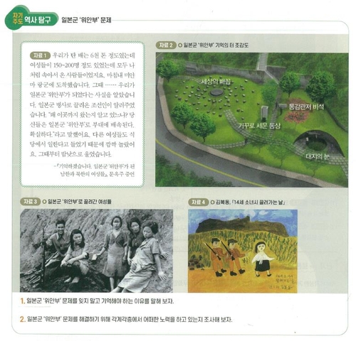 韓国の新歴史教科書 中高16種が検定合格＝「慰安婦」関連記述