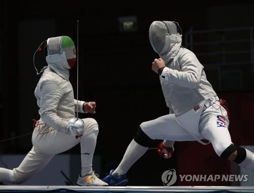 -아시안게임- 펜싱 남자 사브르, 단체전 2연패…구본길 한국 첫 2 ...