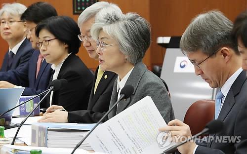 강경화 "평화체제 구축 노력 정책공공외교로 알려야"