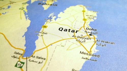 카타르 지도