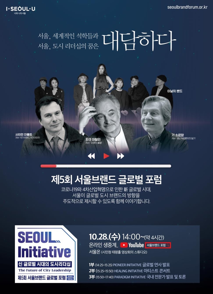 서울브랜드 글로벌 포럼 포스터