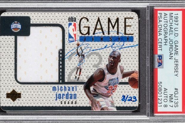 ‘Basketball Emperor’ Jordan’s autographed card wins 1.6 billion won in US auction